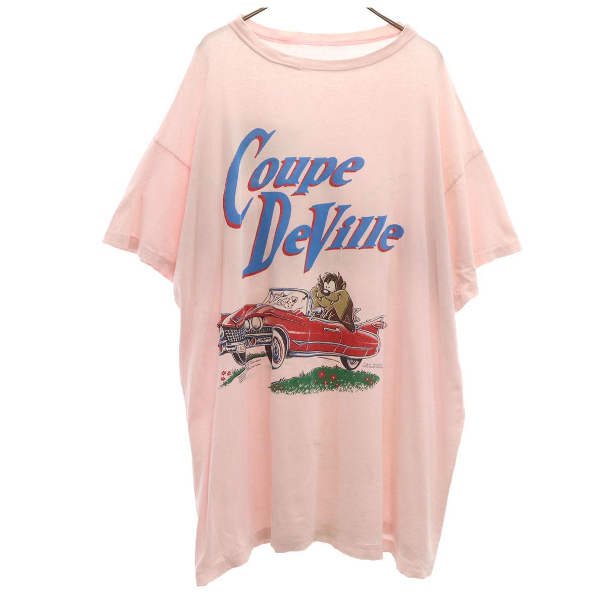 Warner Bros 90s Old Looney Tunes Tasmanian Devil Short sleeve long T-shirt Men s Used