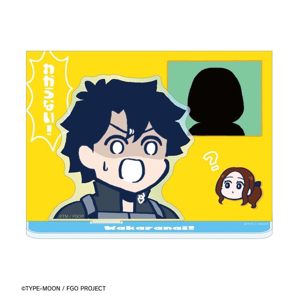 Anime Ritsuka Fujimaru I I Acrylic Stand with Illustration Card "Fate/Grand Order Doesn't Know" Know! & Don't Know! Double-sided