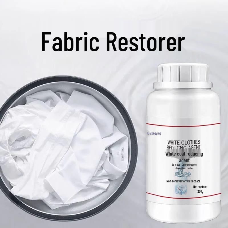 Restore White: Whitening Bleach Powder & Dye Remover for Clothes