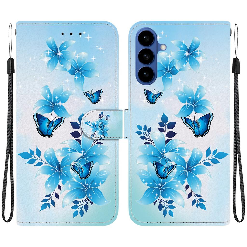 For Samsung Galaxy A57 5G Case Pattern Printing Leather Flip Wallet Phone Cover with Lanyard