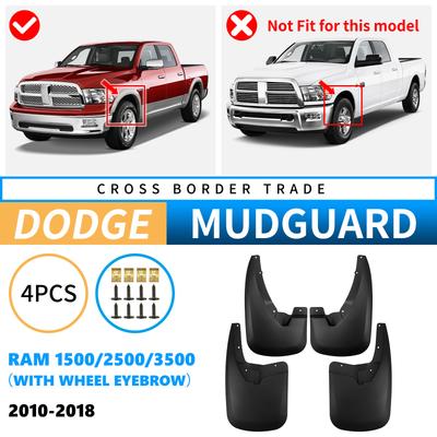 Suitable for Dodge Ram 1500/2500/3500 From 2010 To 2018 Mudguards