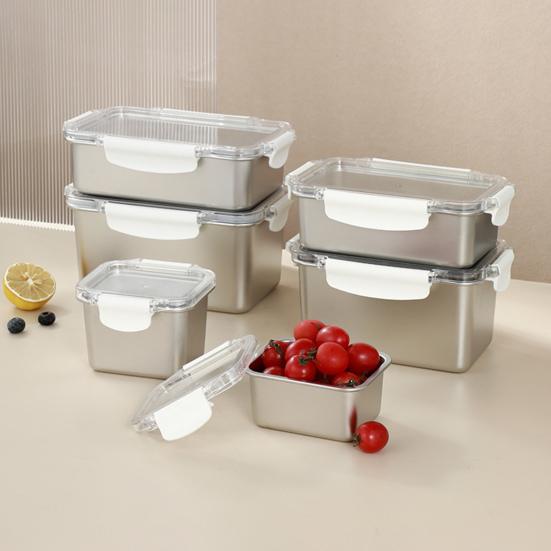 304 Stainless Steel Bread Baking Pan with Sealing Lid Deep Loaf Nonstick Pan Rust-Proof Bread Baking Dish Bakeware