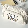 Simple Versatile Pochacco Pen Bag Large Capacity Cute Multifunctional Student Pencil Case Cartoon Stationery Storage Bag Gifts