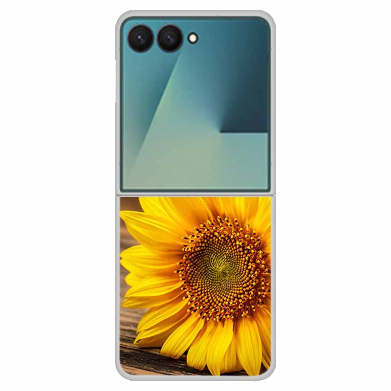 Phone Case For Samsung Galaxy Z Flip 7 5G Case ZFlip 7 Funda 6.9" Clear Plastic / PC Hard Coque For Samsung Galaxy Z Flip7 Cases