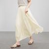 Shangdu Bila Elegant Drape A-Line Midi Skirt