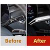 2025 Hot Racing Grills Steering Wheel Shift Lever Wiper Rod Trim Cover Car Accessories For Mercedes Benz C E GLC S EQE EQS SL Cl