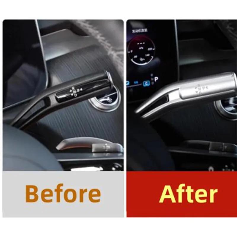 2025 Hot Racing Grills Steering Wheel Shift Lever Wiper Rod Trim Cover Car Accessories For Mercedes Benz C E GLC S EQE EQS SL Cl