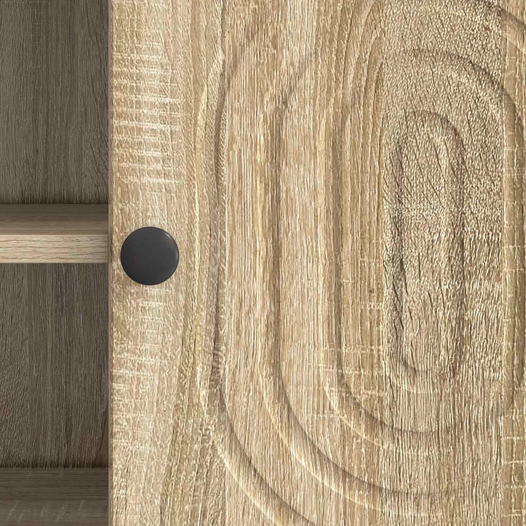 TV Cabinet in Sonoma Oak 102 x 34.5 x 50 cm Particleboard