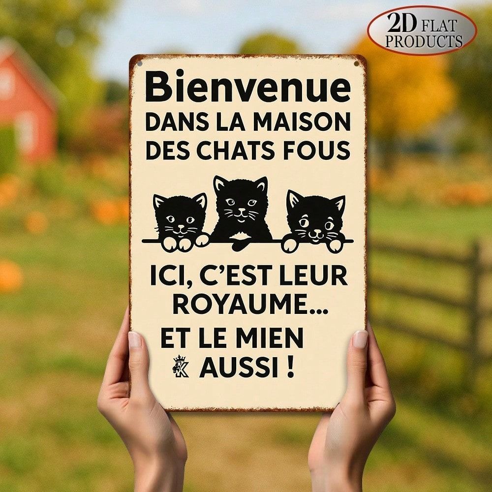 Vintage Metal Tin Sign Garden Humor Plaque Yard Art Decoration 20x30cm