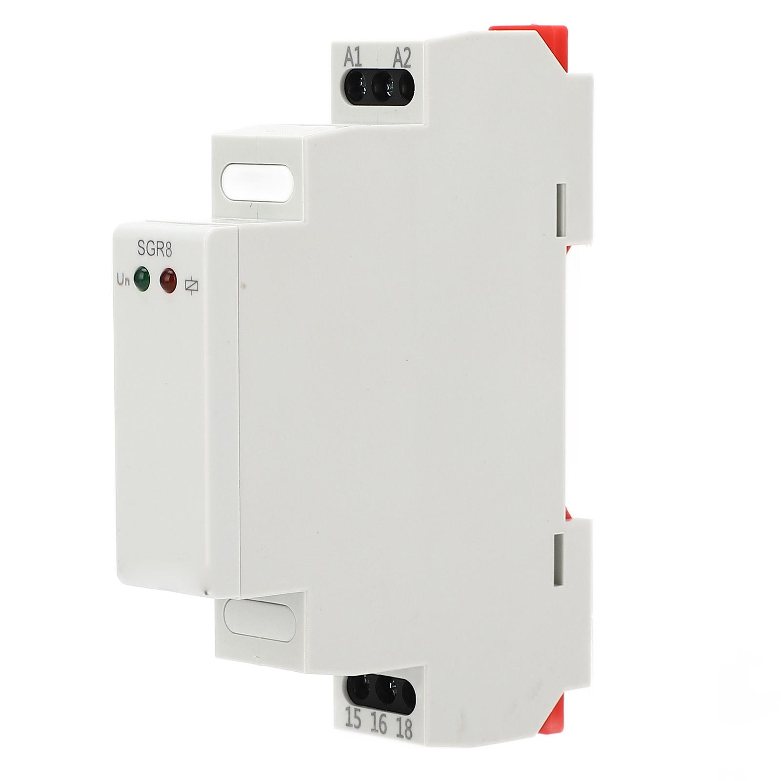 

Проміжне реле Реле допоміжного ланцюга 5A 16A 12‑240V AC DC зі світлодіодним індикатором для безпеки