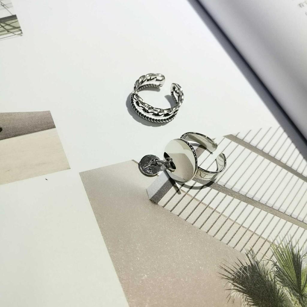 Stunning S925 Silver Ring For Women In Vintage Korean Style With Adjustable Fit