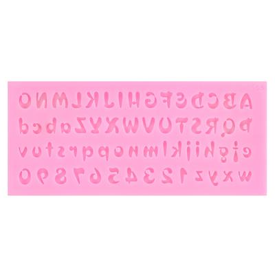 1 Stück Alphabet Zahl Silikonform DIY Sugarcraft Schokolade Cupcake Backform Harzwerkzeuge Fondant Kuchen Dekorationswerkzeuge