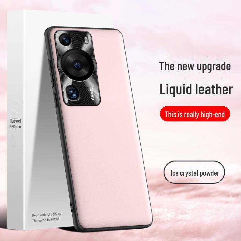 Huawei P60 Liquid Leather Protective Phone Case