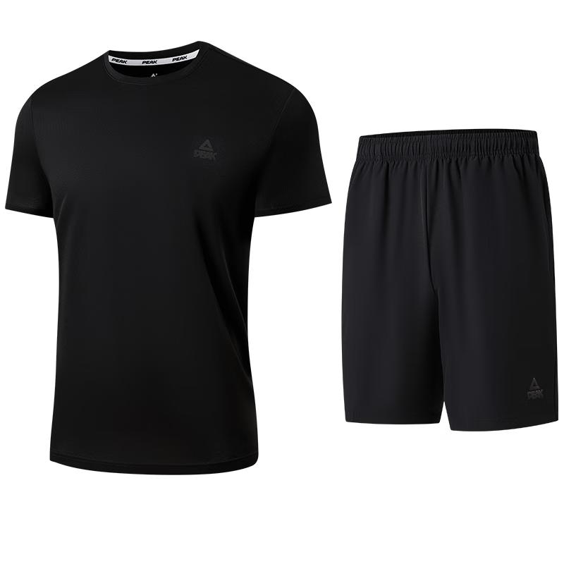 Peak Men s Quick-Dry Short Sleeve & Shorts Sports Set M