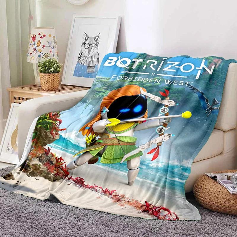 New 29 Style Astro Bot Game Cartoon Robot Gift Blanket,Soft Throw Blanket for Home Bedroom Bed Sofa Travel Picnic Cover Kids