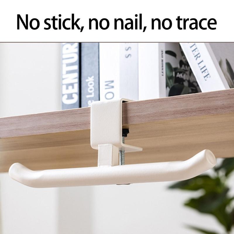 Desk Side Hook For Hanging School Bags Water Bottles And Umbrellas Carbon Steel Construction Easy Installation Hanger