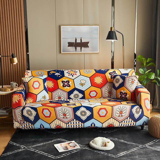 New Extensible Deep Sofa Slipcover For Living Room Big Size Soft Elastic Spandex Couch L Shape Tight Wrap