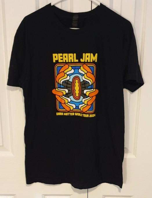 

PEARL JAM 2024 Dark Matter World Tour TShirt Official Merchandise Black Size M. Unisex T-Shirt XXL