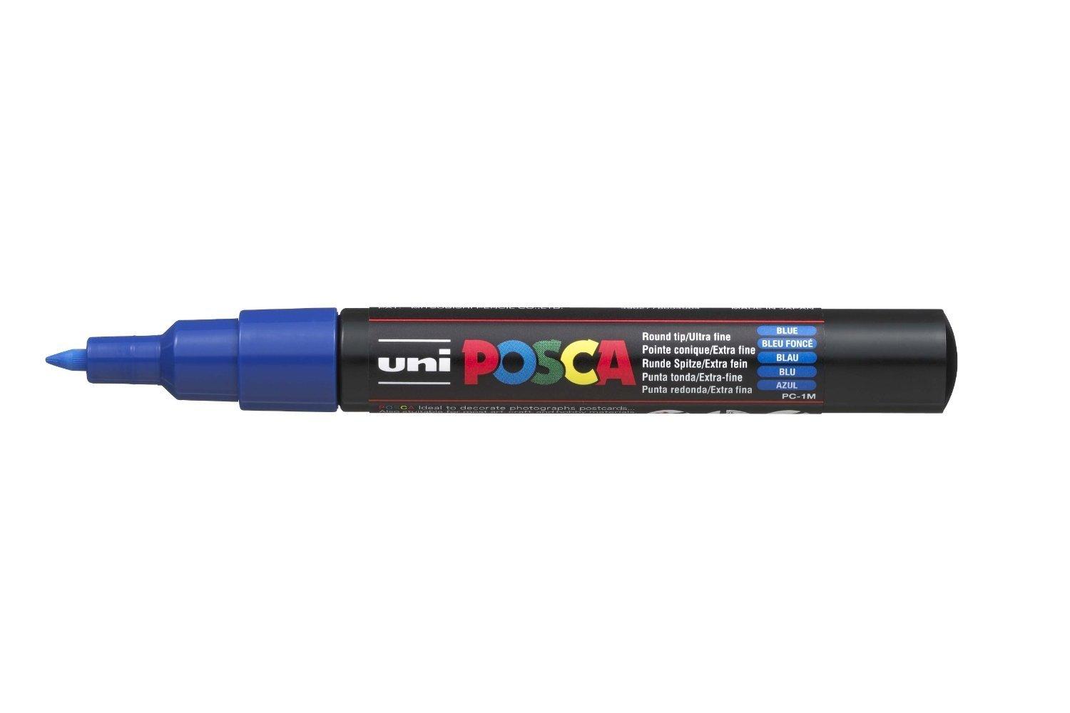 

uni Pigment Marker Uni Posca Extra Fine Point Blue (Uni) Water-Based PC1M.33 синий