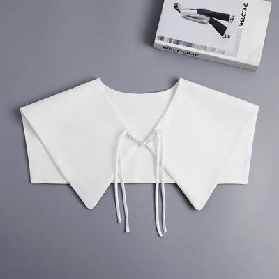 Vintage Blouse Tops Fake Collar Shawls Adjustable Pointed Lapel Detachable Lapel Half Shirt False Collar