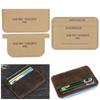 3Pcs Acrylic Template Card Bag DIY Leather Pattern Wallet Mold Craft Tools Accessories