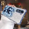 Glitter Mirror Rabbit Stand Phone Case for INFINIX HOT 70 60 50 40 Pro Plus 60I 50I 40I 4G 5G Four Corner Shockproof Soft Cover