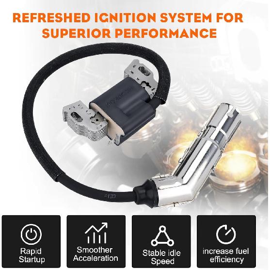 HIPA 595304 Ignition Coil Magneto Armature For Brigg Stratt 799650 592841 795315 495859 17HP 17.5HP 19.5HP 20HP Intek OHV Engine