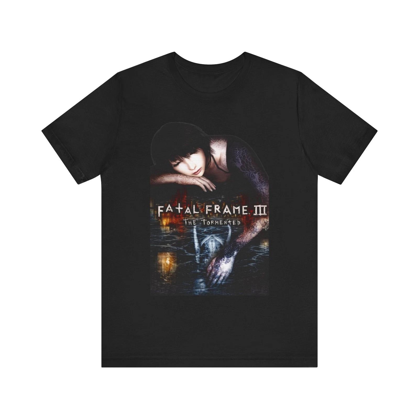 Fatal Frame 3 The Tormented PS2 Cover Art Unisex Jersey Short Sleeve Tee 2XL