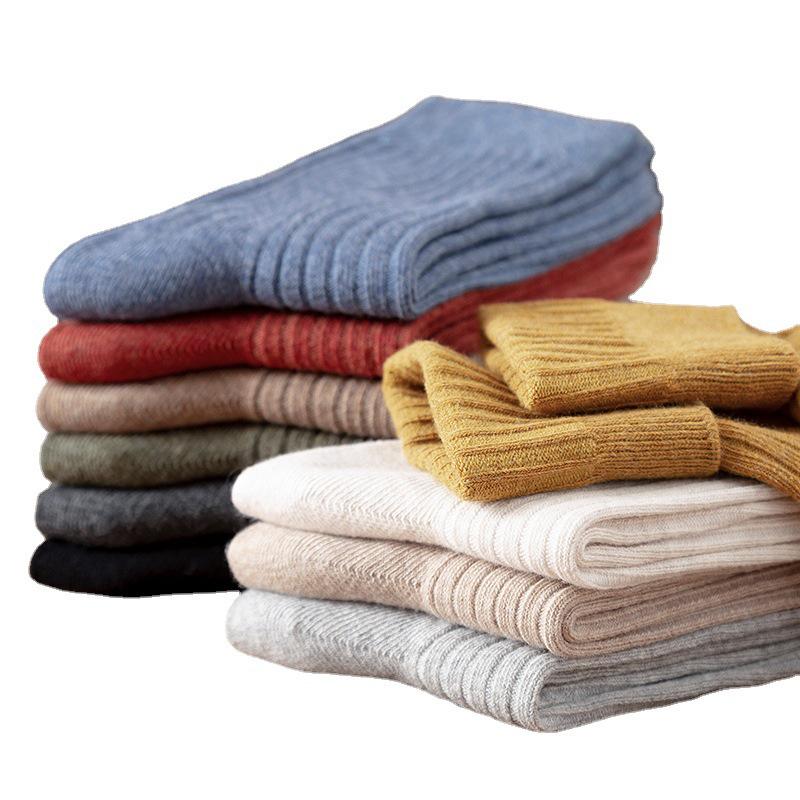 Damen Mid-Calf Socken im koreanischen Stil für Herbst und Winter - Trendiges Harajuku Japanisches Frottee-Design