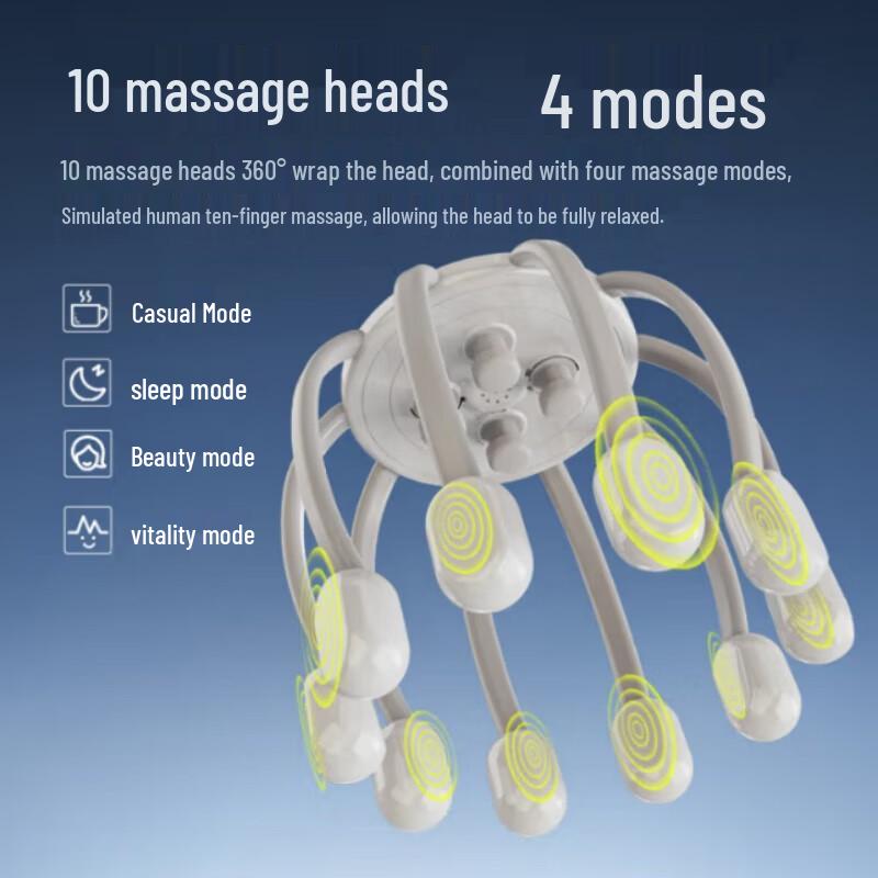 Hezheng Multi-Dimensional Head Massager