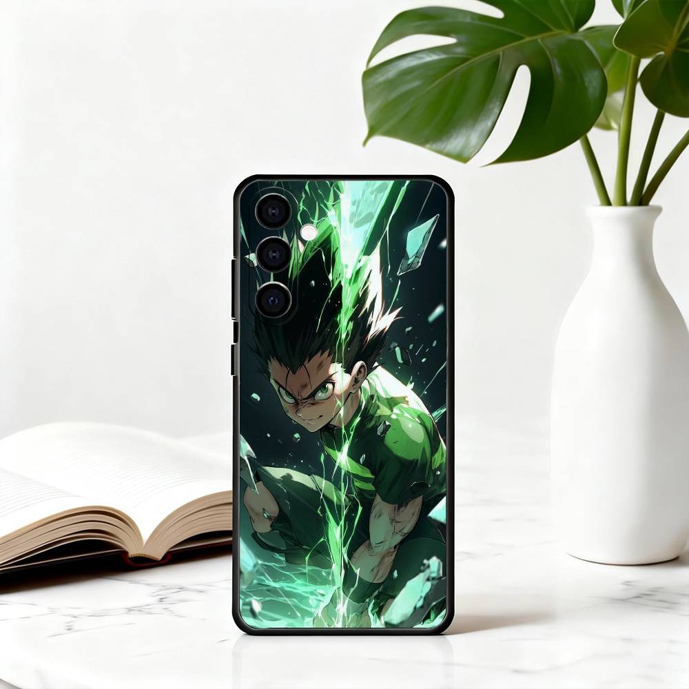 H-Hunter G-Gon F-Freecss H-Hunter-GF Phone Case For Samsung Galaxy A73,A72,A71,A70,A53,A52,A51,Soft Silicone Black Cover