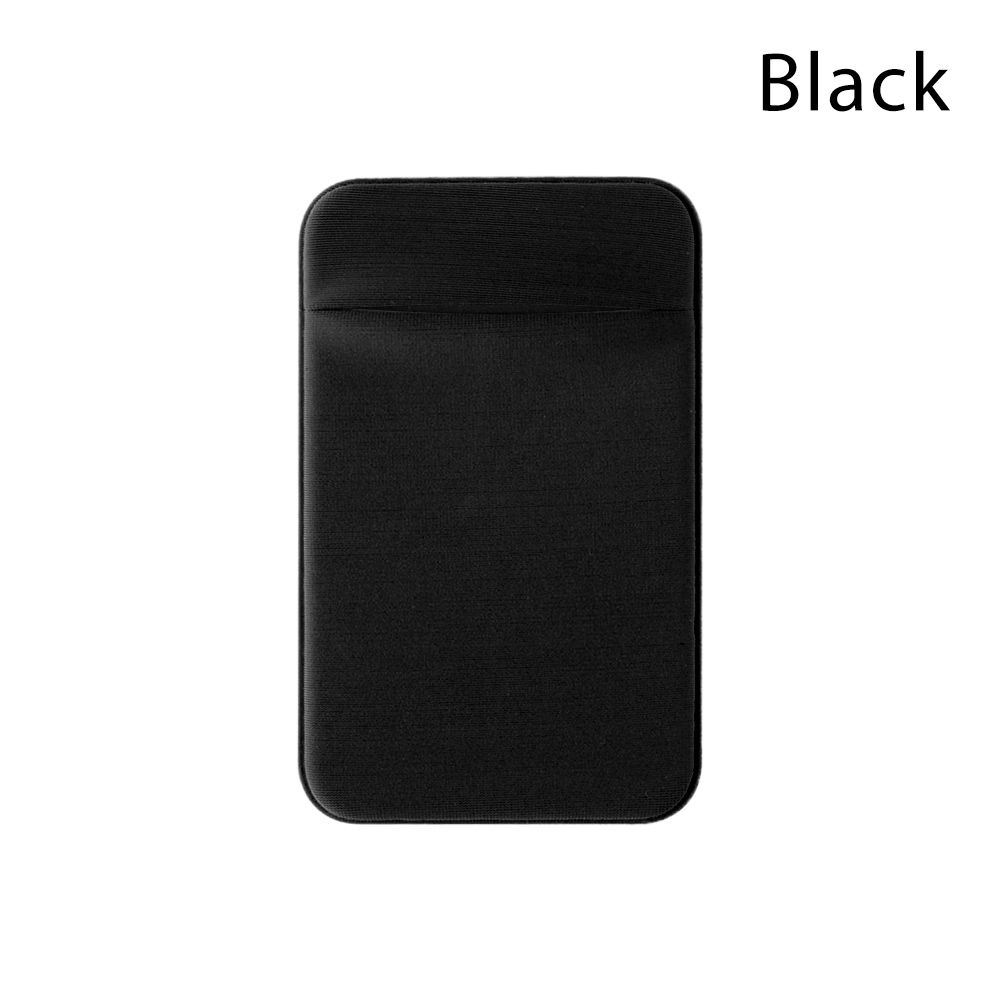 Stretch Fit most Phone Cell Phone WalletSticker Adhesive Case Phone Card Holder Cellphone Pocket