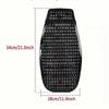 Black Gel Seat Cushion for Motorcycle, Breathable and Non-slip Cushion with Quick Release