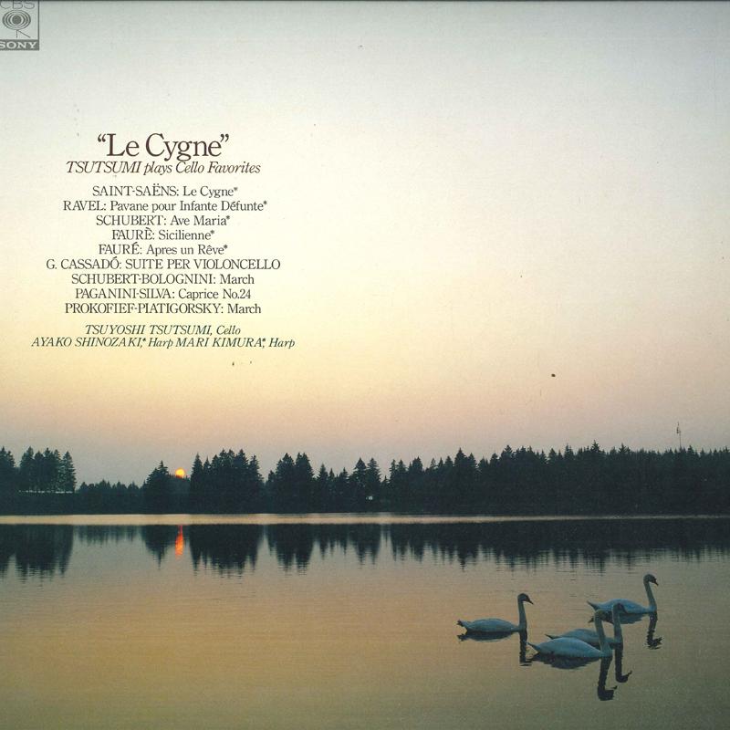 

LP Record TSUYOSHI TSUTSUMI AYAKO SHINOZAKI Le Cygne Tsutsumi Plays Cello Favo 28AC1746 CBS SONY 1984 Japan Obi Classical Used