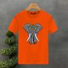 2yk Luxury Brand Design For Men's T-shirt Cotton High Quality Elephant Printing Summer Tees Brand Tops Unisex Oversized S-7XL