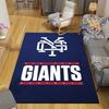 Giants Flannel Printed Carpet, Home Sofa Decoration for Living Room & Bedroom, Non‑Slip Play Flannel Floor Mat for Game Room