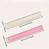 5pcs Transparent Plastic Rulers Precise 8-Inch Measuring Tools Students Office Home Easy-to-Read Space-Saving Design