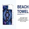 Celestial Moon Print Beach Towel, Large Soft Quick Dry Towel for Beach Camping Swimming