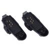 Adaptateur de casque pour talkie-walkie, 7 broches à 2 broches, adaptateur de casque Audio Portable pour GP328 GP340, 2 pièces