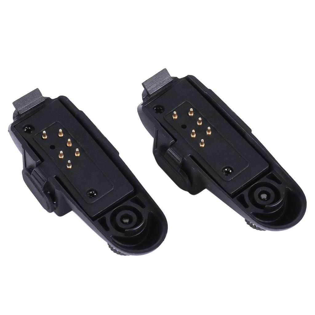 Adaptateur de casque pour talkie-walkie, 7 broches à 2 broches, adaptateur de casque Audio Portable pour GP328 GP340, 2 pièces