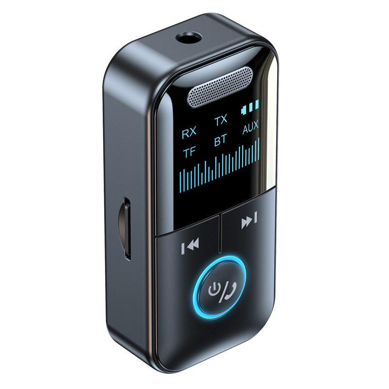 5.4 Bluetooth Adapter Bluetooth Audio Receiver/Transmitter With Led Display Aux 3.5Mm Jack For Car Tv Speaker Headphones