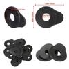 Easy Install Guitar Strap Lock Buckle with AntiSlip Rubber Construction Keep Strap in Place Ideal for Musician on Stage