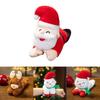 Adorable Santa Claus Plush Toy With Wrist Paddle Bracelet Soft And Short Plush Material