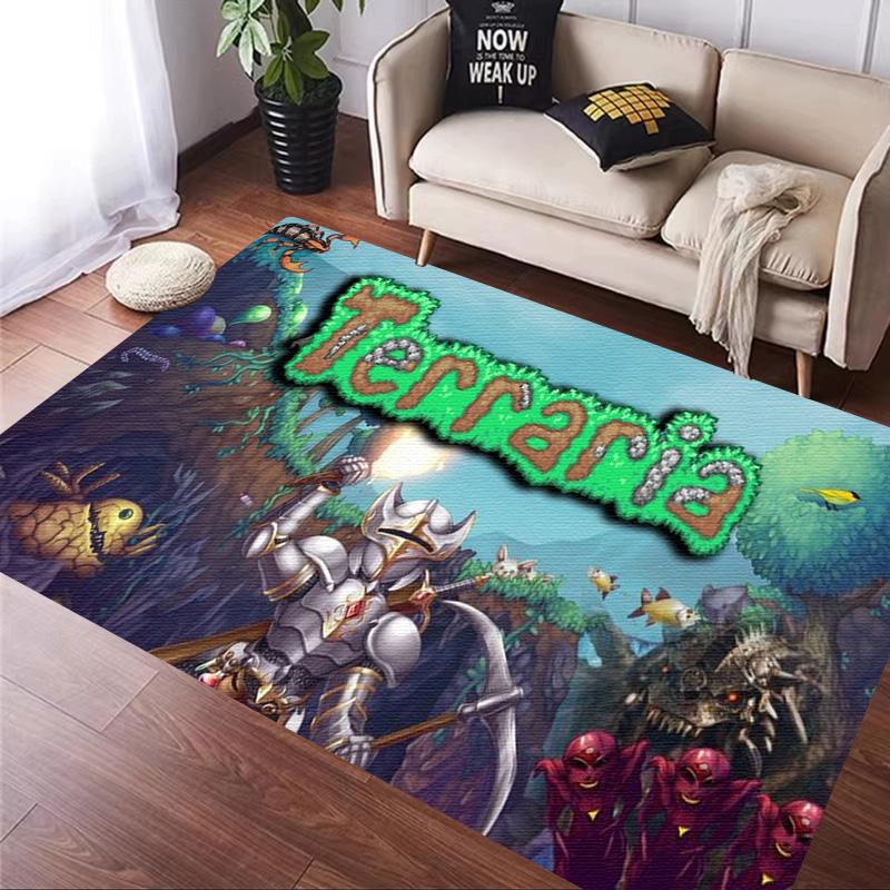Juego Sandbox T-Terraria Alfombra Cocina Felpudo Entrada Decoración Suelo Dormitorio Alfombra Sala de Estar Baño Alfombras Antideslizantes