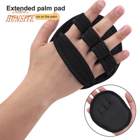2 stk Fitness Grips Pads, Lifting Pads, Slitasjebestandig, Pustende, Vektløfting, Cross Fitness, Palm Guards Grips Pads