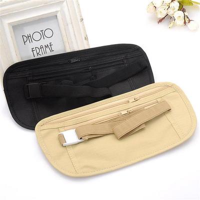 New 1PC Invisible Casual Bag For Men Women Waist Pouch For Passport Money Belt Bag Hidden Security Wallet Travel Waist Packs