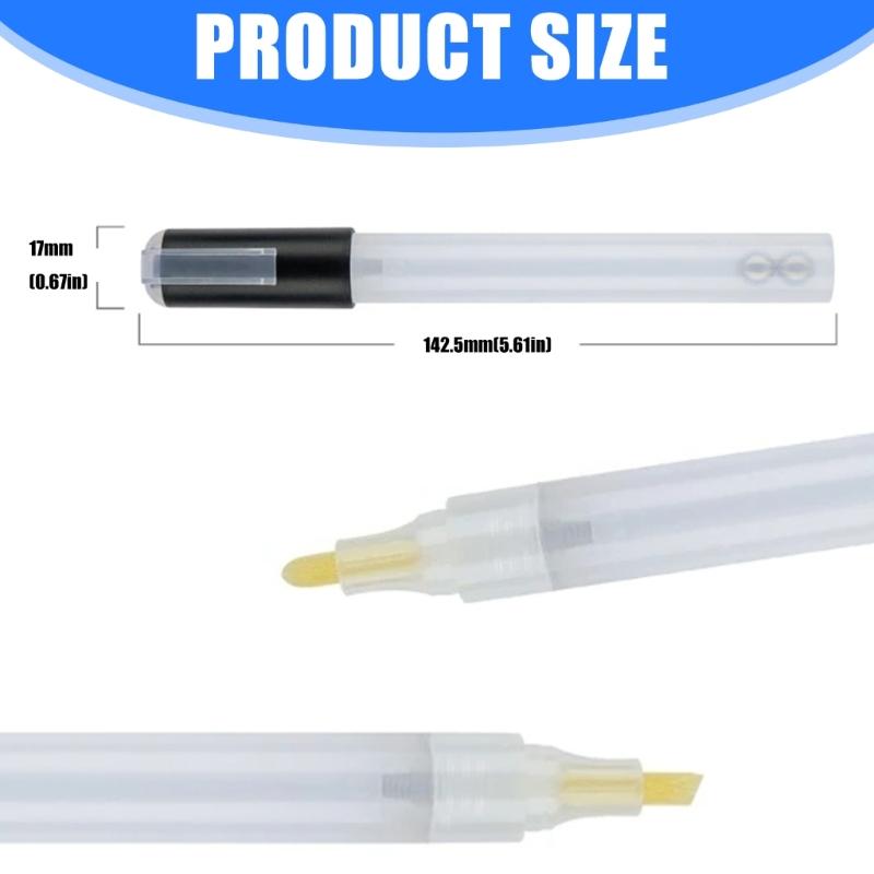 10 Stück Marker-Hülsen ABS-Kunststoff Leere Marker-Stifte Röhrchen Nachfüllbare Kunstwerkzeuge für Künstler Studenten DIY-Projekte