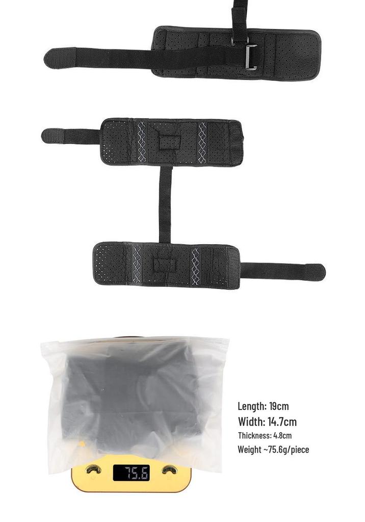 Adjustable Black Foot Brace: Breathable Support for Ankle Roll, Plantar Fasciitis, Foot Drop & Stabilization Training