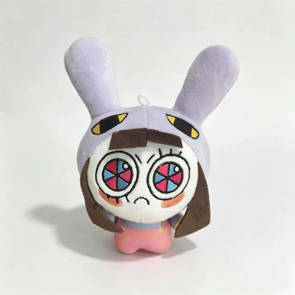 Kids Adult Amazing Digital Circus Pomni Plush Doll 10cm Pendant Backpack Clown Pomni Stuffed Toy Gift Printed XMAS Birthday Doll