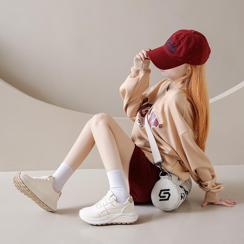 Ins Korean Version of the New Dad Shoes for Women 2025 Autumn Student Sports Running Shoes Casual Shoes Platform Height Increase HB950